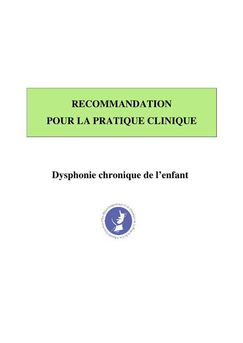 PDF RECOMMANDATION POUR LA PRATIQUE CLINIQUE DOKUMEN TIPS