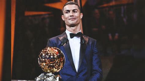 Cristiano Ronaldo Wins Fifth Ballon Dor To Equal Lionel Messis Record