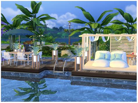 The Sims Resource Blue Cabana