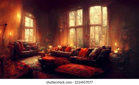 Victorian Mansion Living Room Interior Sofas Stock Illustration 2214557077 | Shutterstock