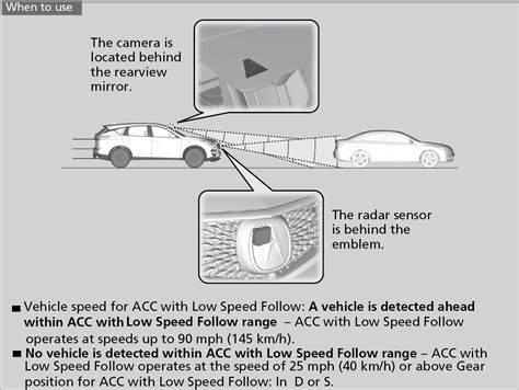 Adaptive Cruise Control Acc With Low Speed Follow