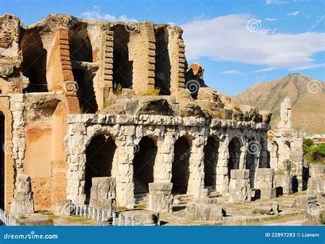 Capua amphitheatre stock image. Image of rome, colosseum - 22897283