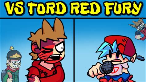 Friday Night Funkin VS Tord Red Fury BETA FULL WEEK Cutscenes