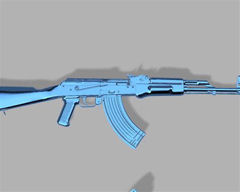 Fichier Stl Fusil Ak 47 Realiste 100 ・plan Imprimable En 3d à Télécharger・cults