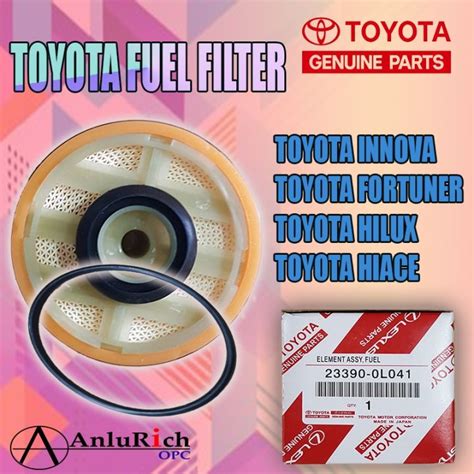 Original Fuel Filter For Toyota Innova Hilux Fortuner Hiace