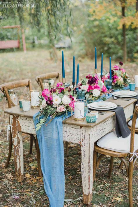 Incredible Fall Wedding Tables Elegant Wedding Directory