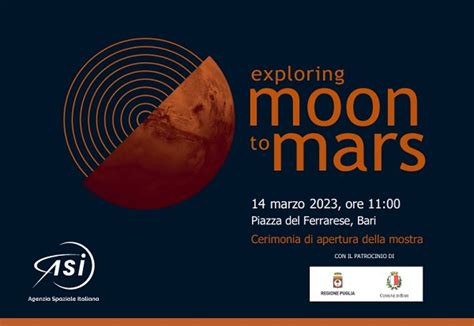 Bari Exploring Moon To Mars Puglialive Quotidiano Di