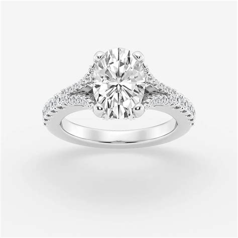 2 34 Ctw Oval Lab Grown Diamond Engagement Ring Platinum Customer Selected Stone Sku Ni Pi