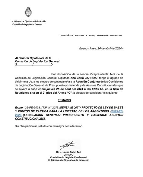 Ley Ómnibus El Oficialismo Acordó Con La Oposición Dialoguista Y Habrá