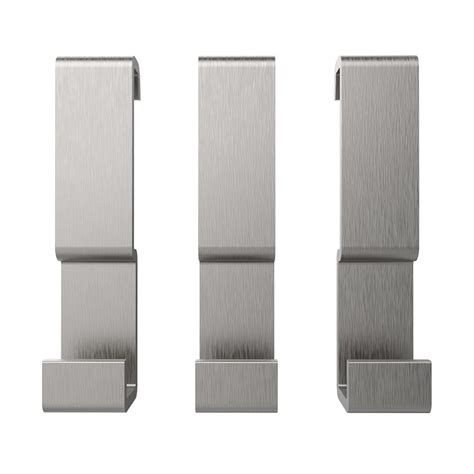 MAAX Manhattan Small Bathroom Robe & Towel Hooks in Brushed Chrome ...