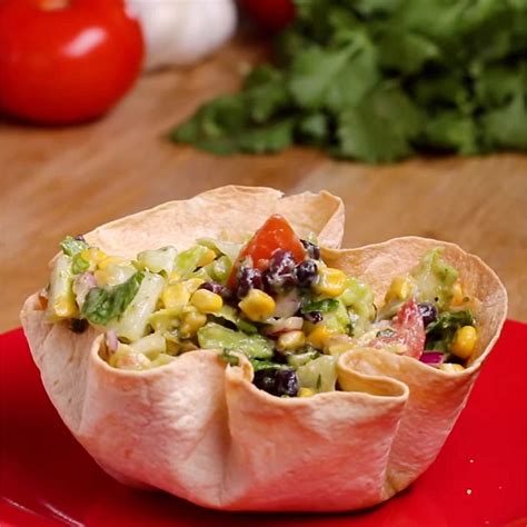 Homemade Taco Bowls Recipe