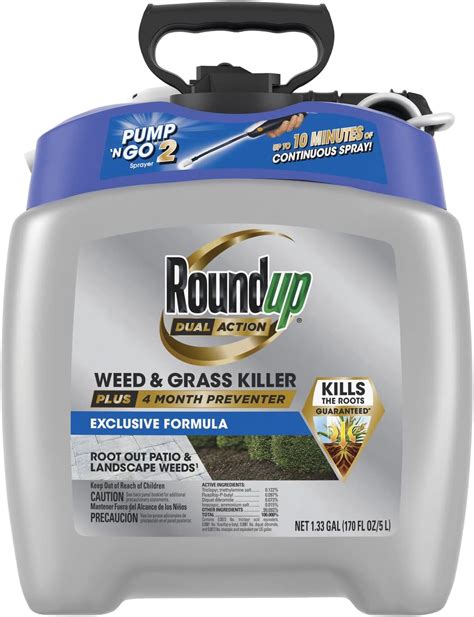 Amazon Roundup Ready To Use Extended Control Weed Grass Killer