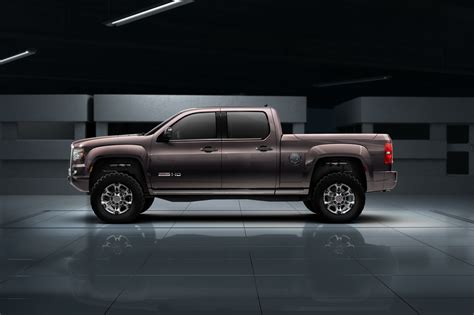 Gmc Shows More Of Its Detroit Bound Sierra All Terrain Hd Concept Carscoops