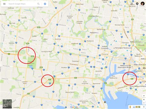 Google Maps mangling Melbourne's freeway interchanges - Waking up in ...