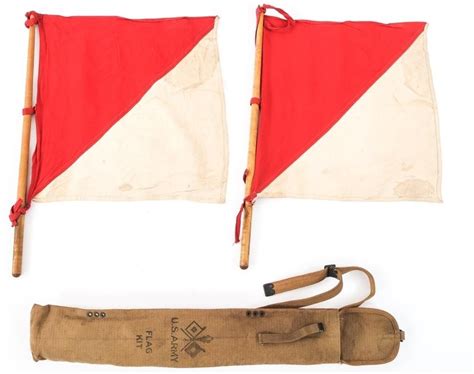 WWI US ARMY SIGNAL CORPS FLAG SET | Live and Online Auctions on HiBid.com