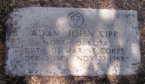 PVT Adam John Kipp 1901 1968 Homenaje De Find A Grave