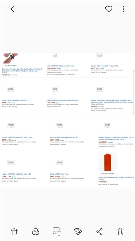 Fortnite microshots on Amazon Canada : r/Nerf