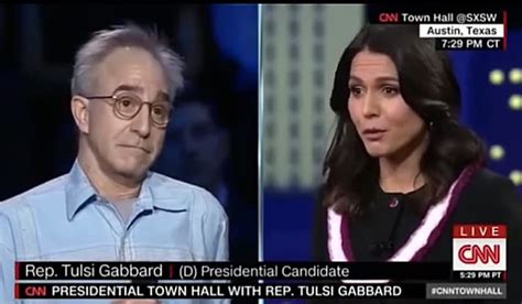 Tulsi Gabbard Asked By Cnn Town Hall Audience Member To Explain Why She