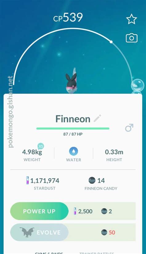 Finneon - Pokemon Go