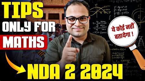 How To Score Good Marks In NDA Math 2024 Best Practices Required To