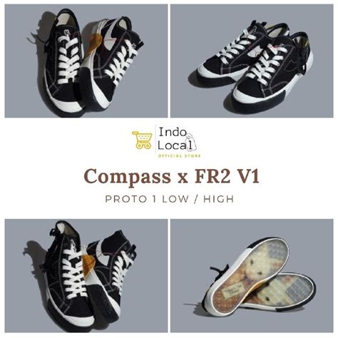 Jual Sepatu Compass FR2 Proto V1 Edisi Indonesia Hi Low Shopee