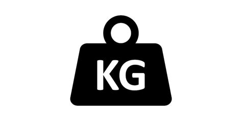 Premium Vector Weight Kilogram Icon Vector On White Background