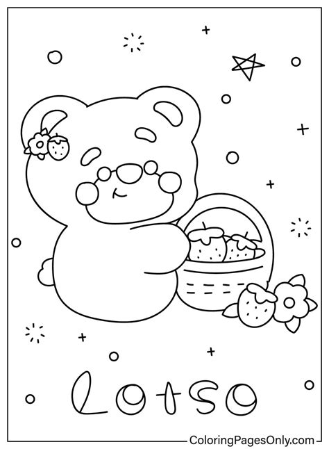 Free Printable Lotso Bear Coloring Pages