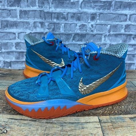 Nike Kyrie 7 VII Concepts Horus Blue Orange CT1135-90… - Gem