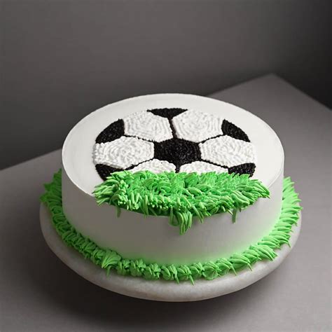 Buy Mini Football Cream Cake Online - Order Now