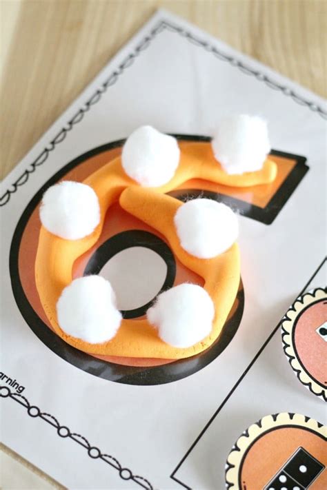 Counting Numbers Pumpkin Pie Math Mats Fantastic Fun And Learning