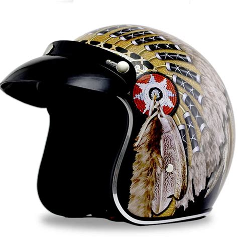 Free shipping Indian Harley Helmets 3/4 Motorcycle Chopper Bike helmet ...