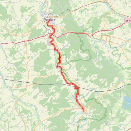 Parcours vélo à assistance électrique EV19 Verdun Saint Mihiel