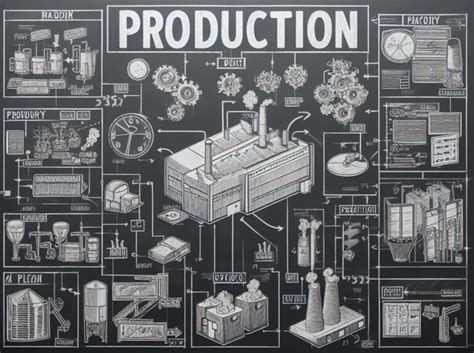 Production Plan Illustration DallE AllAboutLean