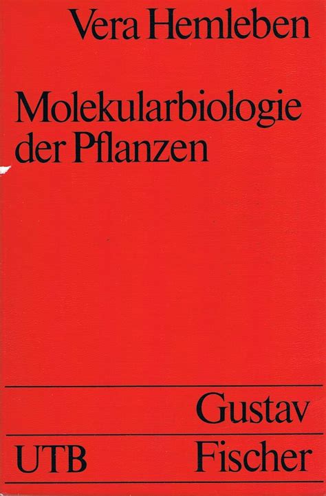 Molekularbiologie der Pflanzen Broschiert Amazon de Bücher