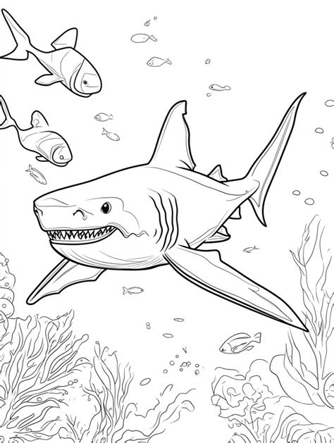 30 Jaw-Some Great White Shark Coloring Pages You’ll Love!