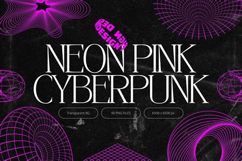 Free Neon Cyberpunk Shapes on Behance