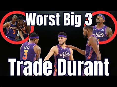 Phoenix Suns Worst Big Ever Must Trade Kevin Durant Youtube