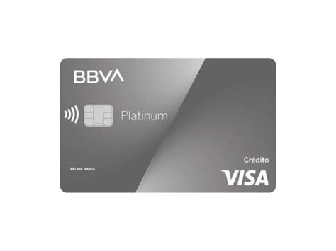 Características de la tarjeta de crédito Visa Platinum BBVA