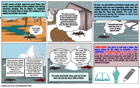 the battle of the ants Storyboard by maricar91079