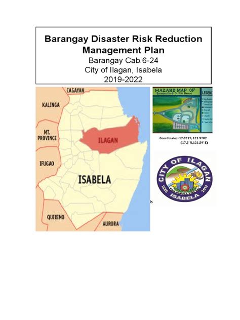 ilagan city barangay disaster plan    diarrhea hazards
