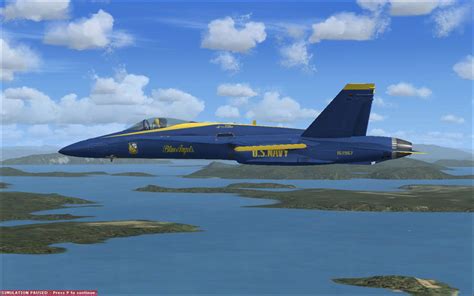 US Navy Blue Angels 2011 F/A-18 for FSX