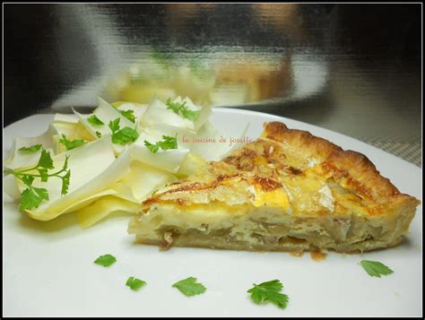 Tarte Aux Endives Lardons Et Camembert La Cuisine De Josette