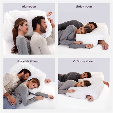 Wife Pillow Soft Medium Support Ergonomic Arm Holes Positioner Bed Side Sleeper Shoulder