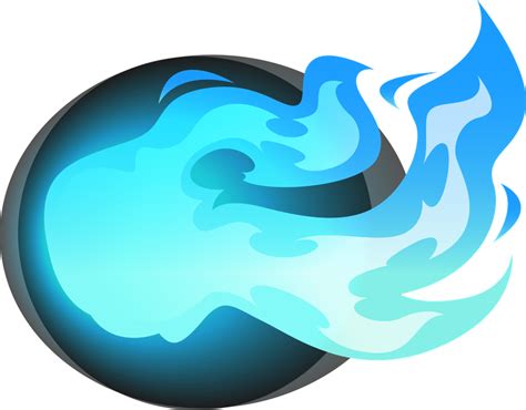 Free Burning Blue Fire Frames Borders Flame Vector