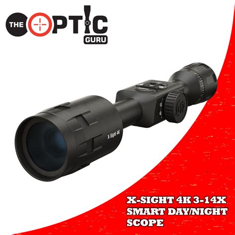 ATN X Sight 4K Pro 3 14x Smart Day Night Rifle Scope Ultra HD Distintec