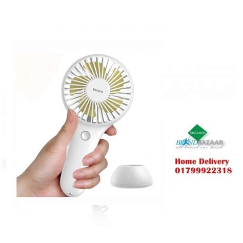 Baseus Bingo Hand Desktop Mini Cooling Rechargeable Fan Price In Bd