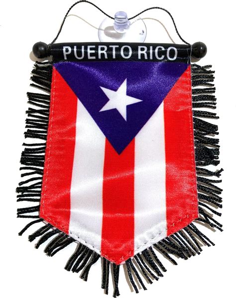 Boricua Puerto Rico Rearview Mirror Puerto Rican Boxing Glove Suv Car Truck For