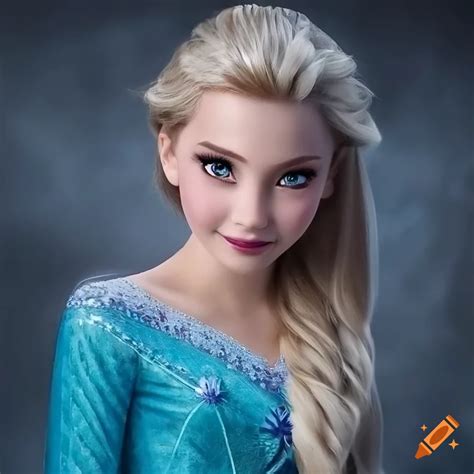 High Resolution Portrait Of Elsa From Disneys Frozen On Craiyon