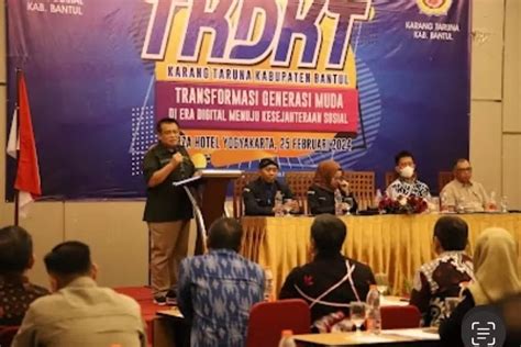 Pembukaan Temu Karya Daerah Karang Taruna Membangun Transformasi