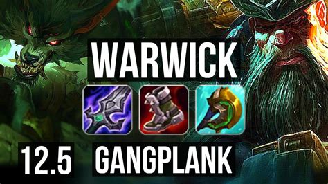 Warwick Vs Gangplank Top Rank 6 Warwick 1200 Games 1128 15m